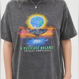 NWT Urban Outfitters BDG Protect Our Planet Delicate Balance T-Shirt Large